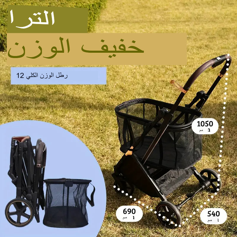 عربة تسوق جديدة متعددة الوظائف قابلة للطي