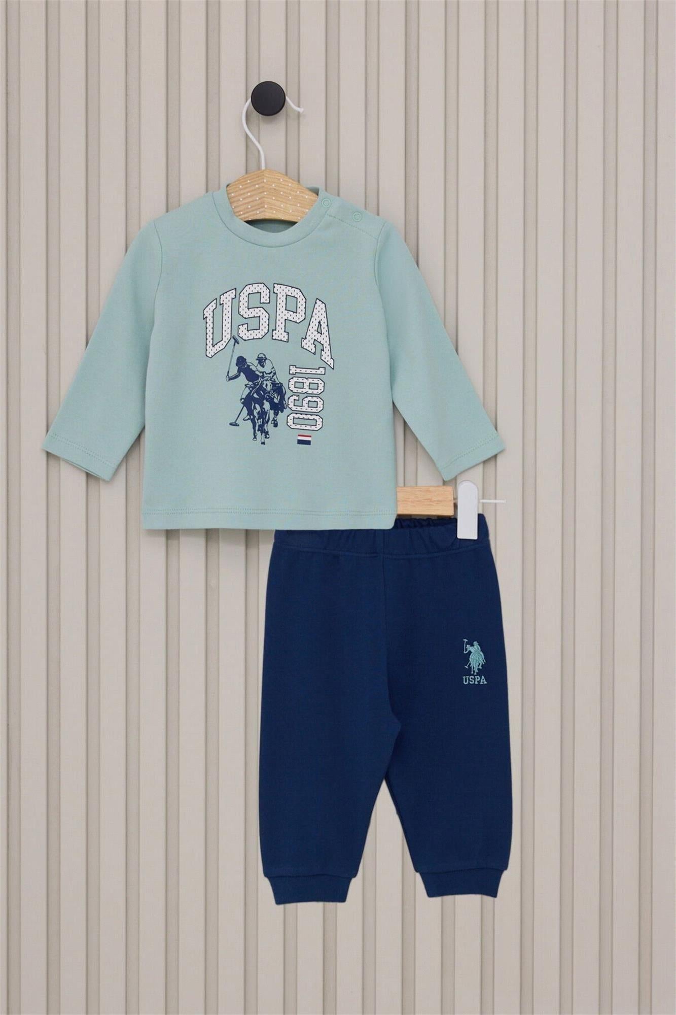 U.S POLO طقم بيبي
