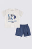U.S POLO طقم بيبي
