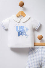 U.S POLO طقم بيبي