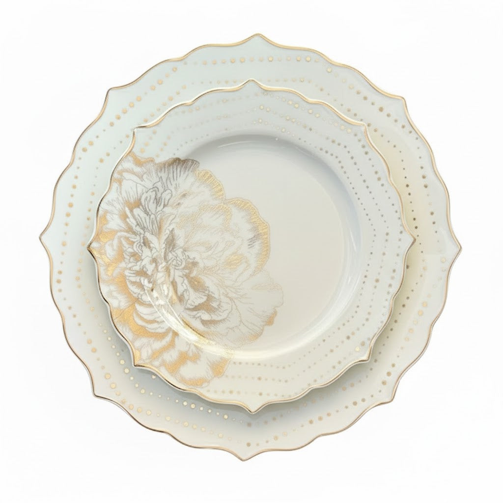 طقم أطباق مائدة فاخر 24 قطعة