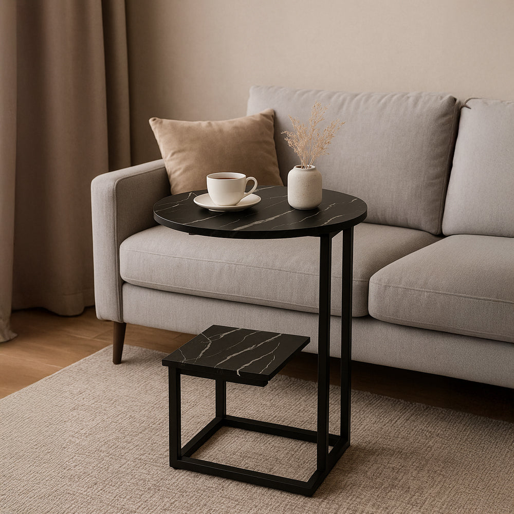 طاولة جانبية دائرية