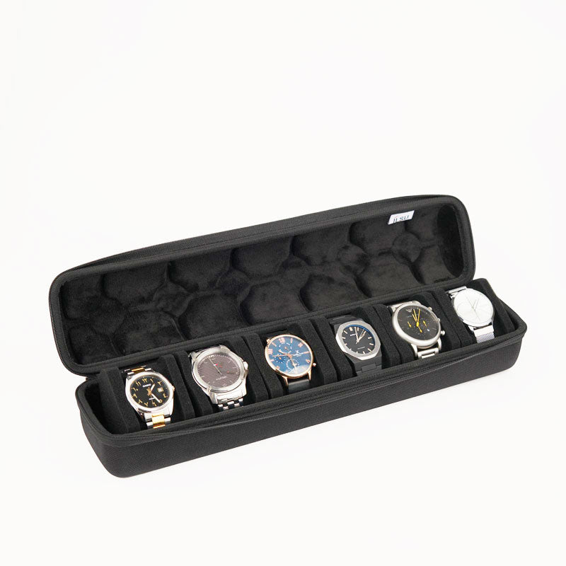 ‏حقيبة ساعات يد عدد 6 ساعات