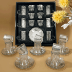 طقم شاي وقهوة 18 قطعة