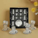 طقم شاي وقهوة 18 قطعة
