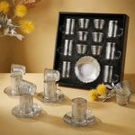 طقم شاي وقهوة 18 قطعة