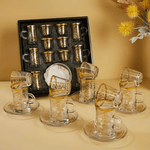 طقم شاي وقهوة 18 قطعة